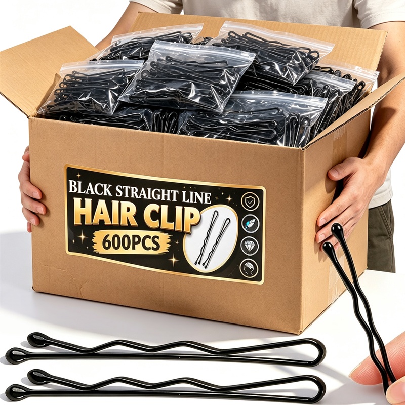 Tippet Line - Straight Line Hair Clip U-shaped Needle