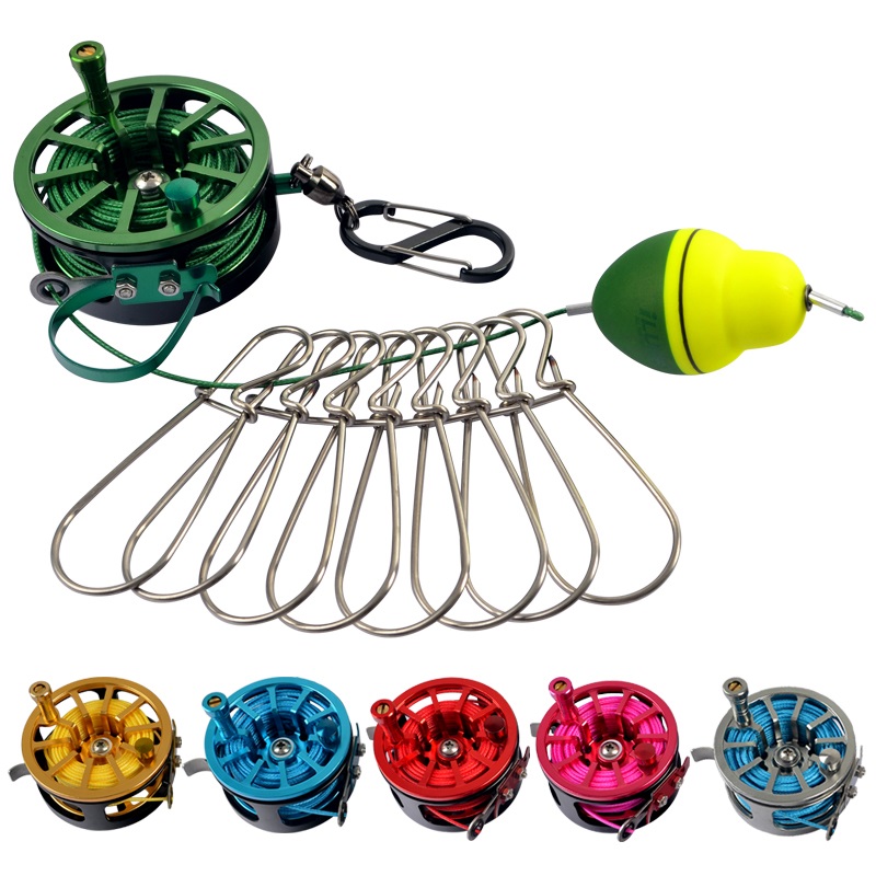 New Portable Fishing Lock Buck - đánh giá và giá Fishing Line Dispenser