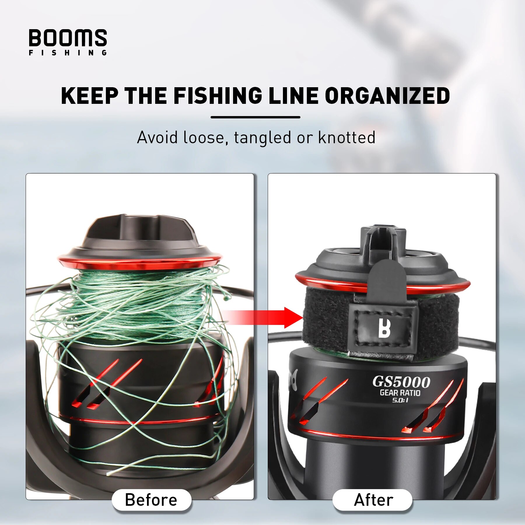 Booms Fishing Sb1 4Pcs Spinnin - đánh giá và giá Fishing Line Dispenser