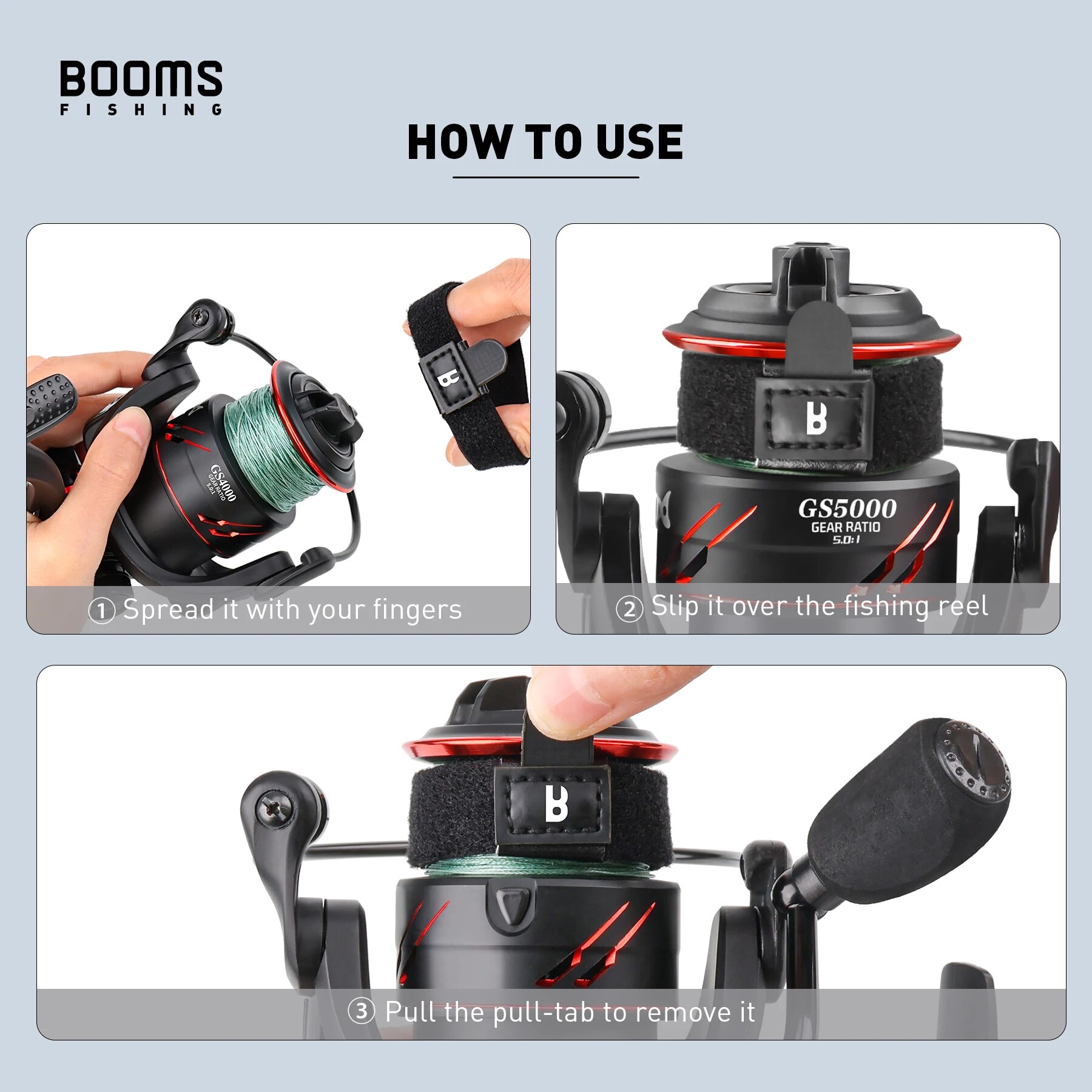 Booms Fishing Sb1 4Pcs Spinnin - đánh giá và giá Fishing Line Dispenser